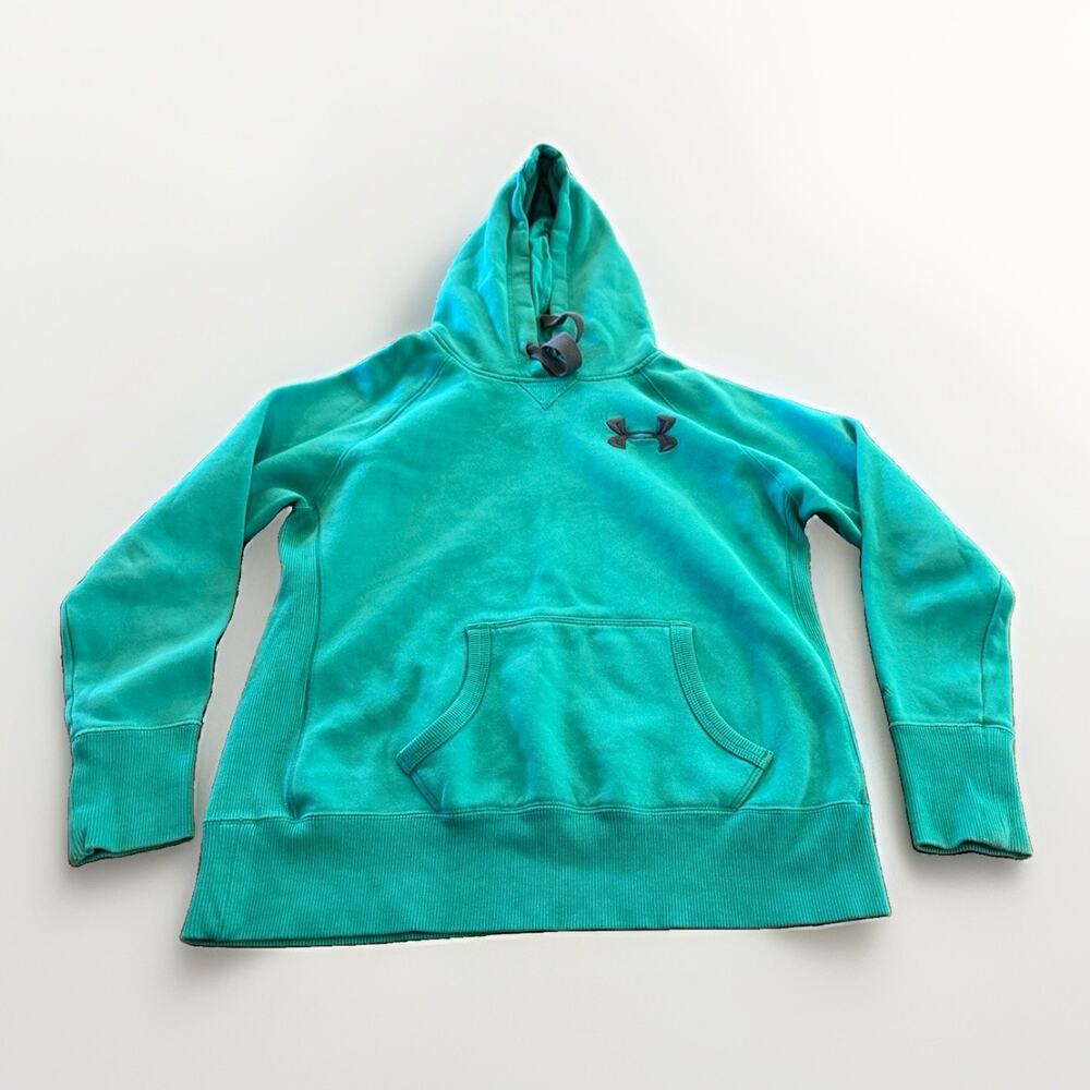 Under Armour Womens Teal UA Storm Heavy Hooded Sweatshirt Size S Small